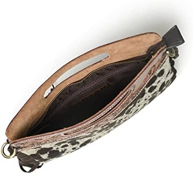 ADYAN Western Suede Leather Fringe Crossbody Bag Hobo Shoulder Sling Bags for Women Handcrafted Handle Handbags