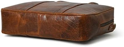 ADYAN Leather Briefcases for Men and Women Laptop Bag Business Travel Messenger Bag Vintage Leather Best Office Satchel Bag