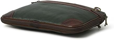 Compact 15-Inch Leather Briefcase