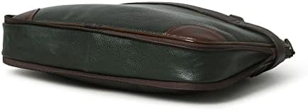 Compact 15-Inch Leather Briefcase