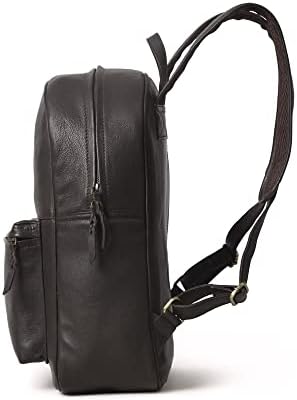 ADYAN Leather Backpack Bag for Men and Women (Brown)