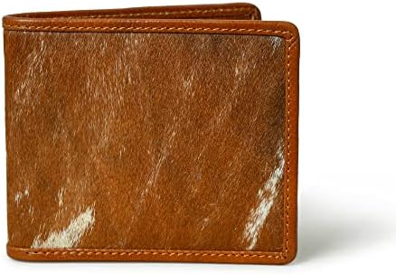 ADYAN Genuine Hide Leather Slim Wallet for Men | Western Slim Bifold Wallet | Everyday Use Goat Hair Leather Durable Billfold Wallet Purse With 6 Card Slots