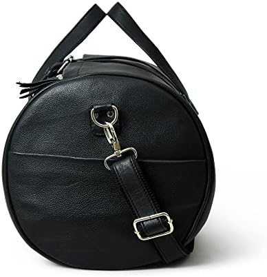 Adyan Leather Oversized Travel Duffel Bags for Men and Women Gym Travel Tote Duffel, Overnight Weekender Travel Case Duffel Luggage Bag