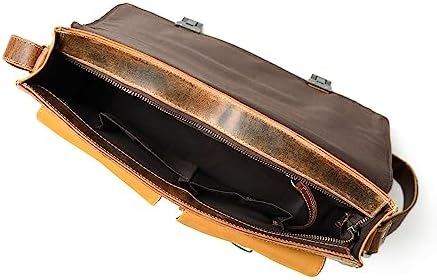 Buffalo Leather Men's Messenger Bag
