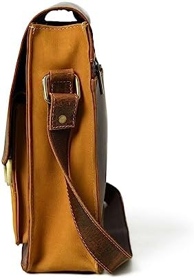 Buffalo Leather Men's Messenger Bag