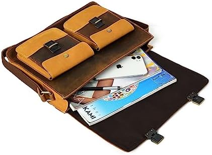 Buffalo Leather Men's Messenger Bag
