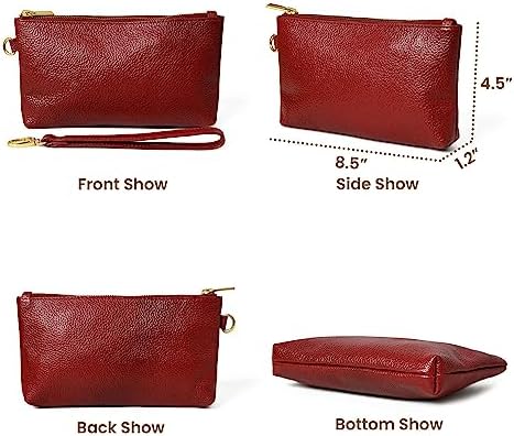 ADYAN Full Grain Buffalo Leather Office Shoulder Bag | Handbag Purse for Women (Maroon)